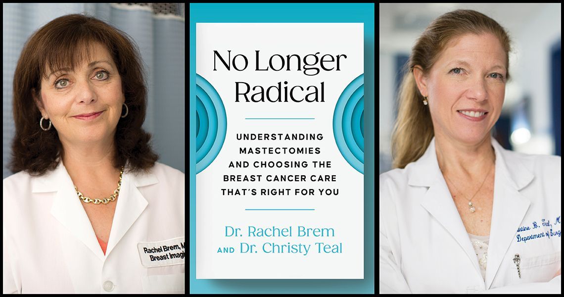 Collage of Rachel Brem, the No Longer Radical Book cover, and Christine Teal