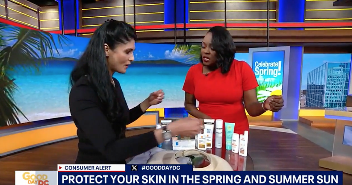 Dr. Sodha on a Fox5 news segment