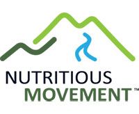 "Nutritious Movement" | Mountain and walker symbology