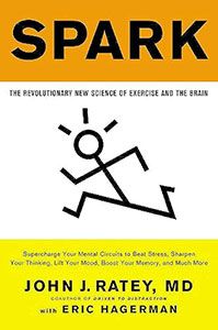 "Spark: The Revolutionary New Science of Exercise and the Brain" | Stick figure running