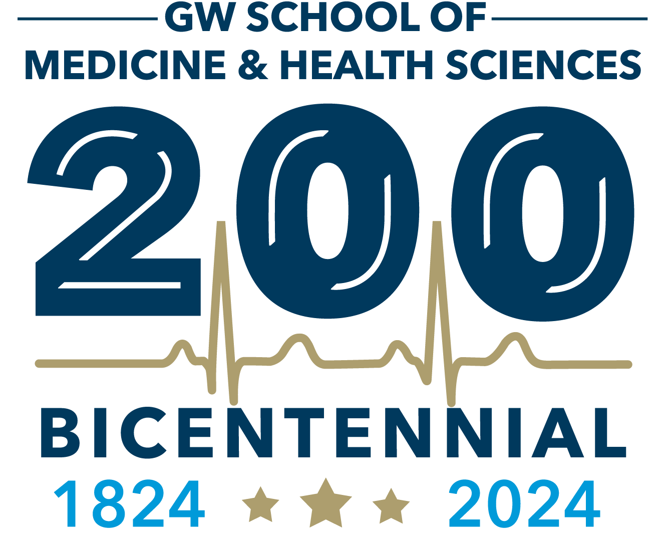 GW SMHS Bicentennial mark