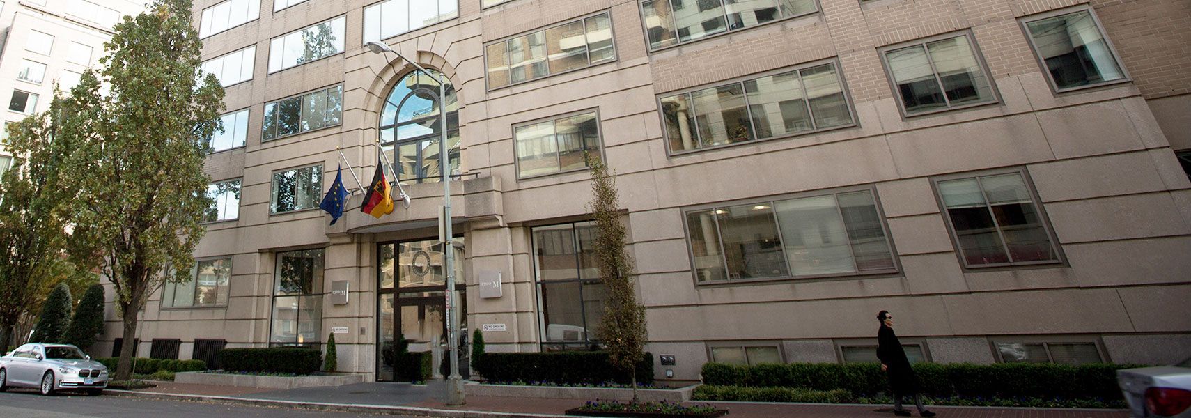 exterior of 2300 M street west end building