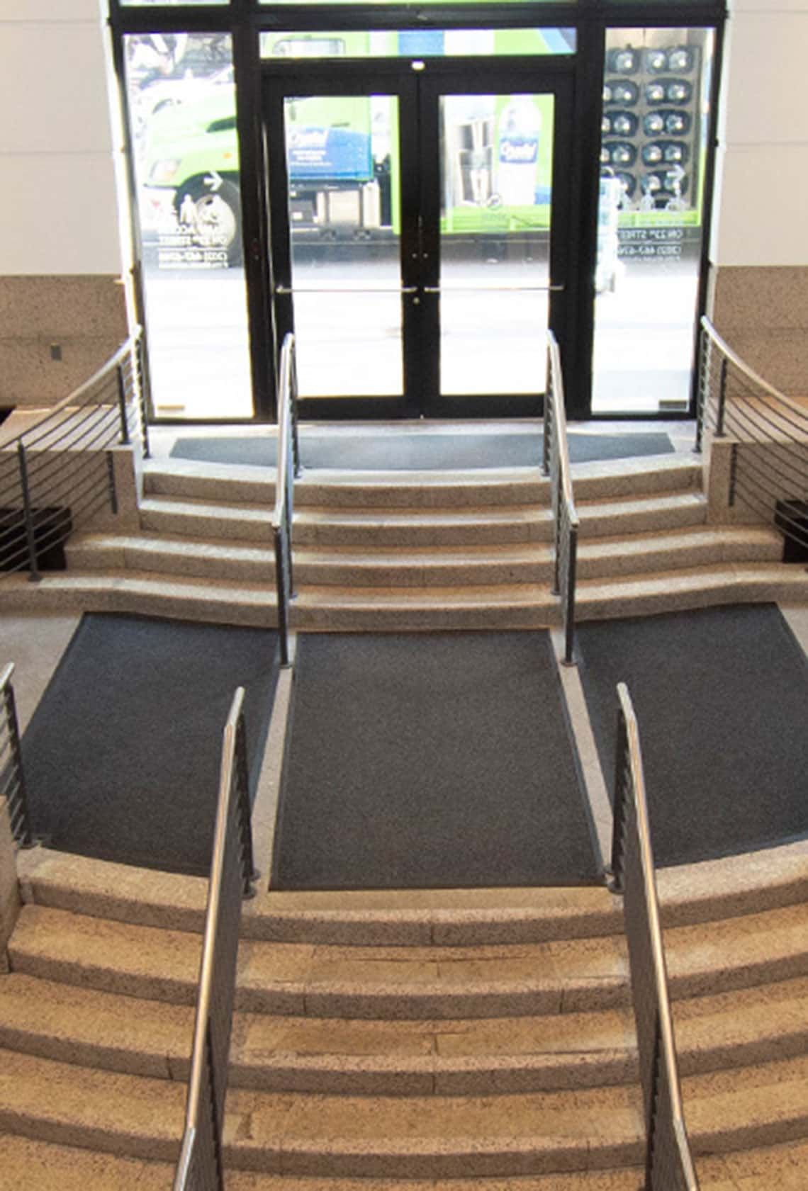 inside front doors of 2300 M street