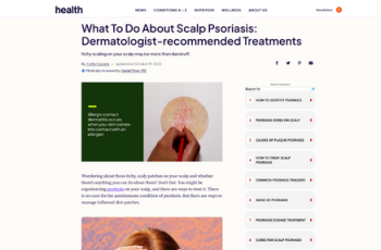 What To Do About Scalp Psoriasis: Dermatologist-recommended Treatments
