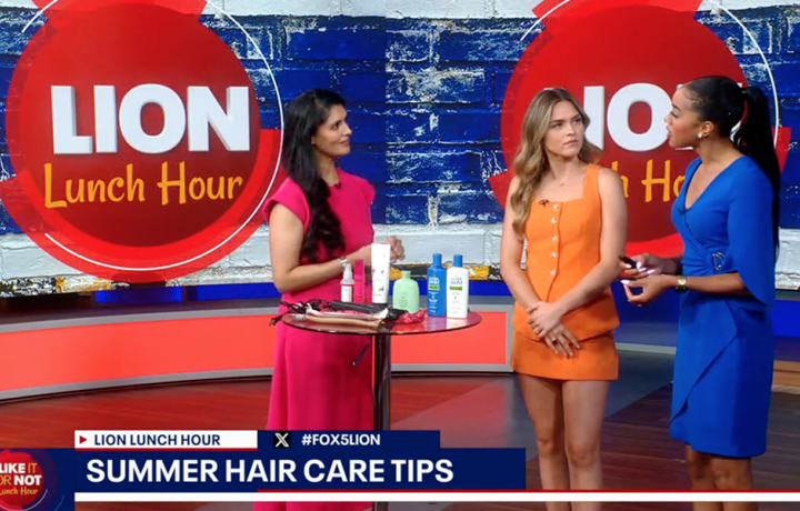 Dr. Sodha on a Fox5 news segment